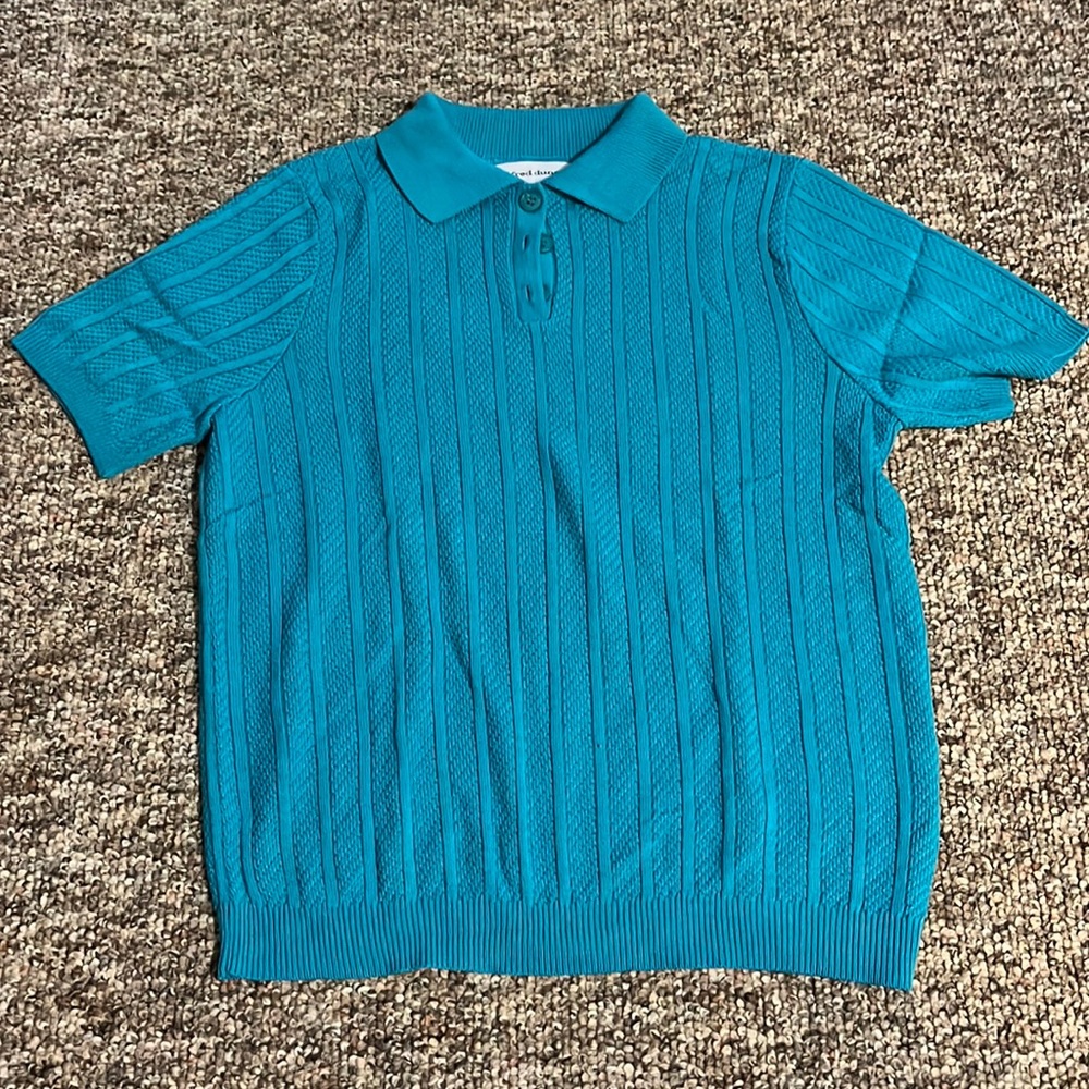NWOT Alfred Dunner Teal Shirt